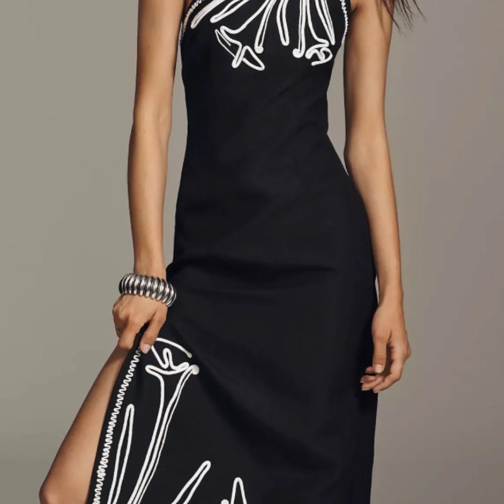 Significant Other Orlah Petite Linen Blend Midi Dress - 10P - Picture 3 of 4